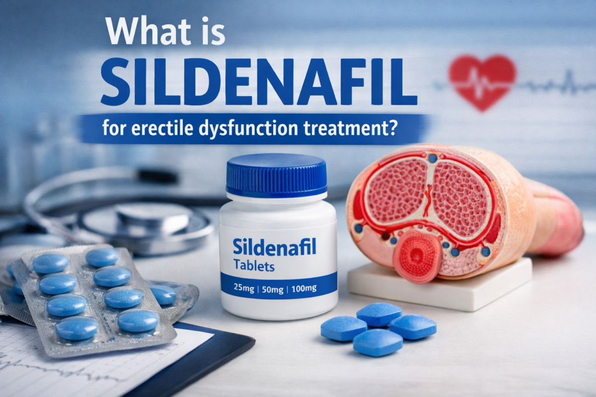 “Sildenafil for erectile dysfunction treatment”